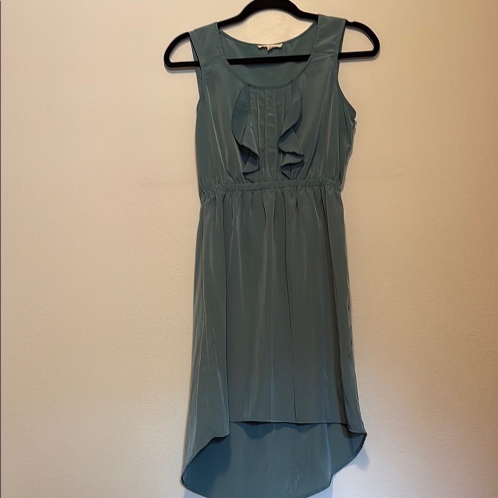 Lush Teal High Low Dress